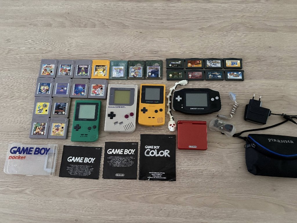 Nintendo Gameboy volledige collectie, Games en Spelcomputers, Ophalen of Verzenden, Gebruikt, Game Boy Classic, Met games