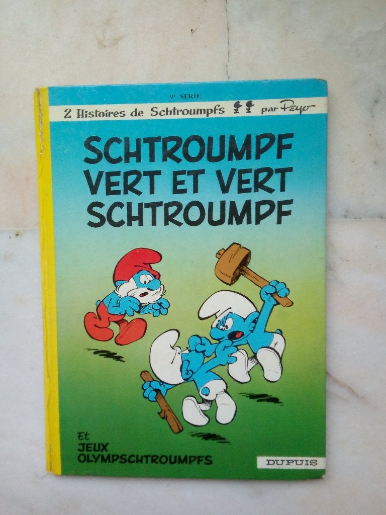 Schtroumpf vert et vert schtroumpf (E.O)., Livres, Peyo, Enlèvement ou Envoi, Une BD, Utilisé