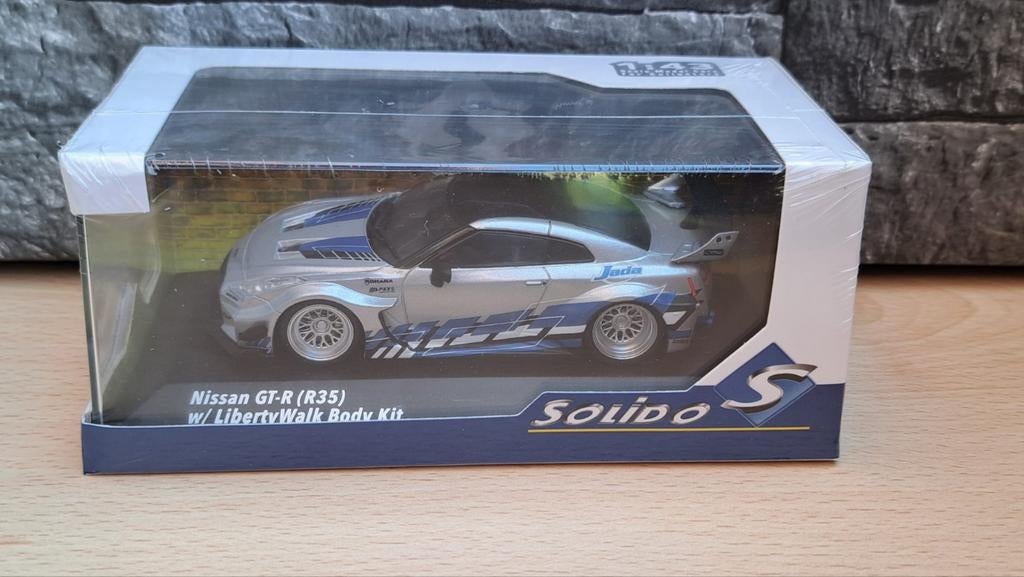 Nissan GT-R R35 LBWK silhouette 1/43éme, Hobby en Vrije tijd, Modelauto's | 1:43, Solido, Auto, Solido, Nieuw