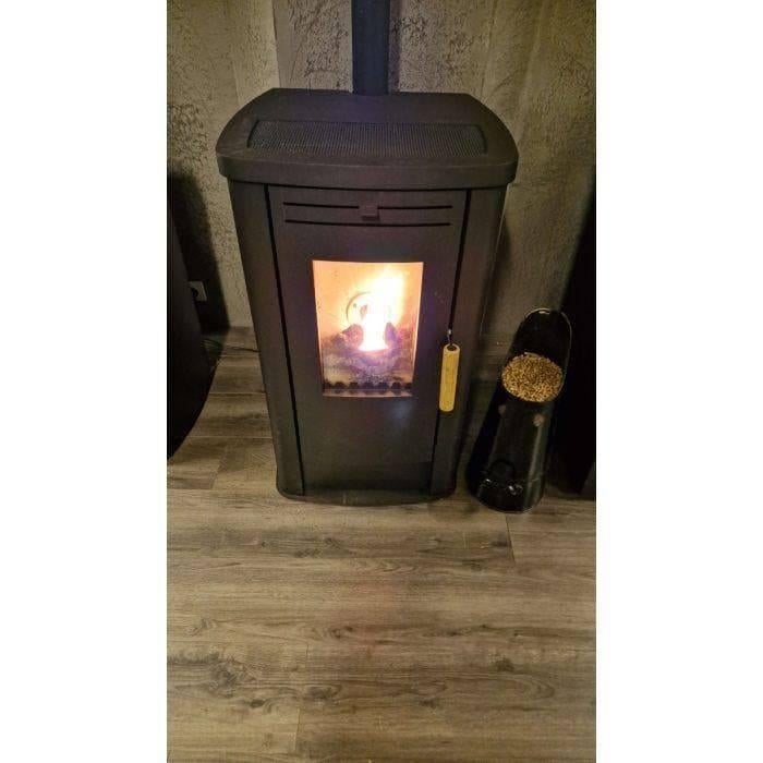 NextPoêle à bois Woody 9 kW avec raccords supérieur arrière, Enlèvement ou Envoi, Bois, Poêle à bois
