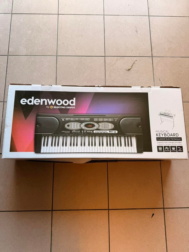 Nieuwe elektronische keyboard Edenwood – 61 toetsen, Ophalen, Zo goed als nieuw, 61 toetsen