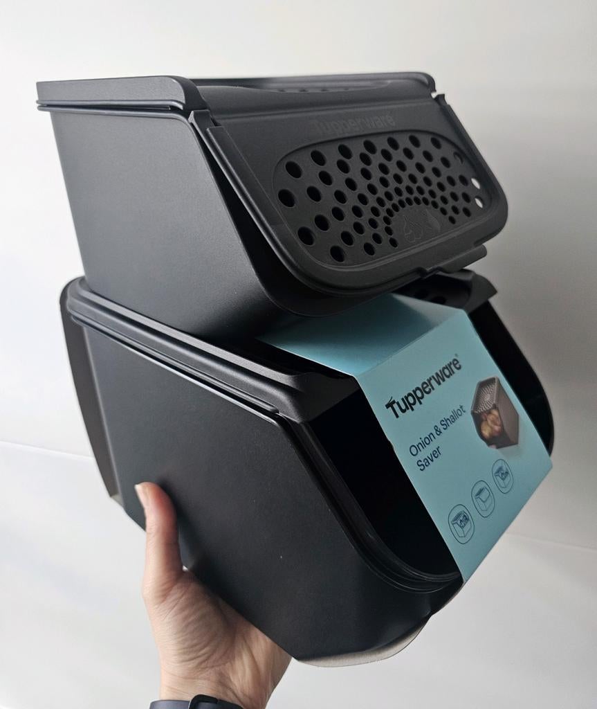 Boîte à ail Tupperware + boîte à oignons, Divers, Enlèvement ou Envoi, Neuf
