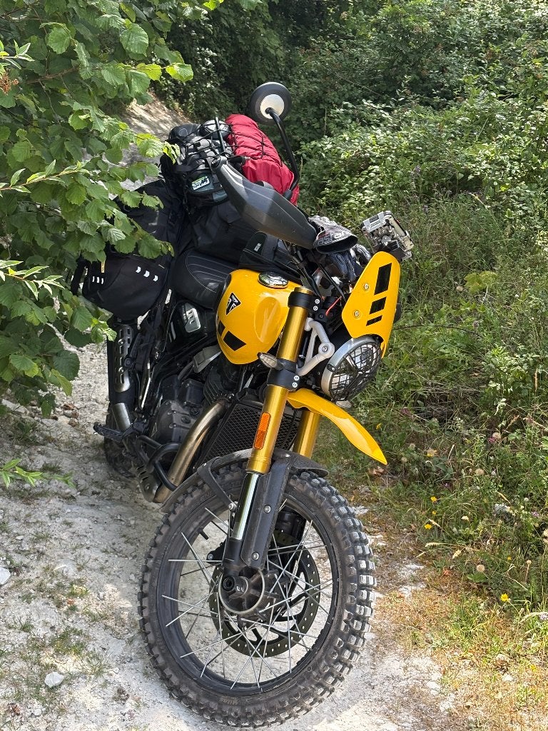 Magnifique Triumph Scrambler 400XC, Occasion, ABS, Particulier, 12 à 35 kW
