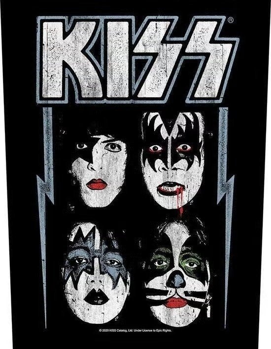 KISS - Faces - Rugpatch officiële merchandise, Verzamelen, Ophalen of Verzenden, Nieuw