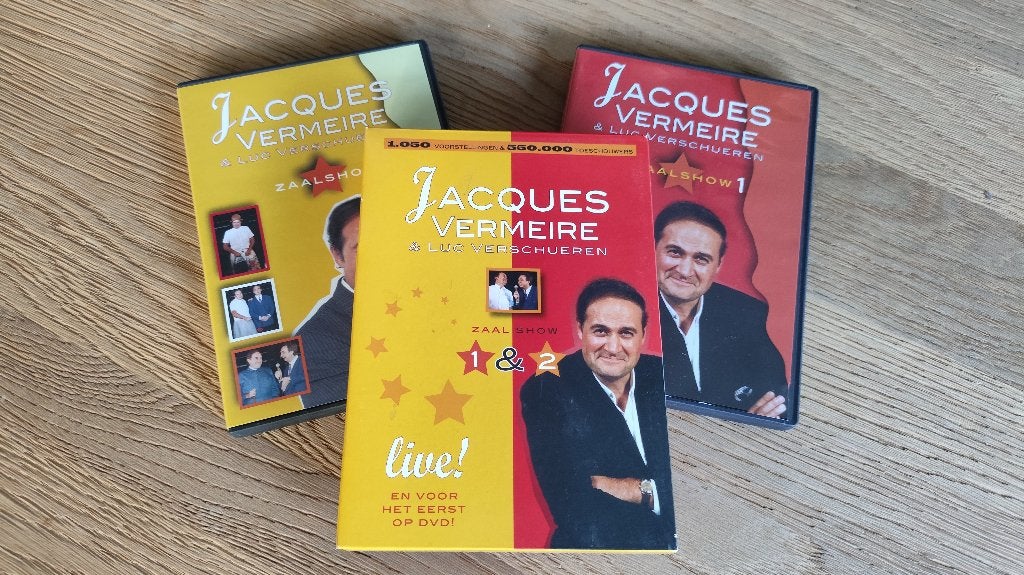 Jacques Vermeire & Luc Verschueren, CD & DVD, DVD | Cabaret & Sketchs, Enlèvement ou Envoi, Tous les âges, Comme neuf, Néerlandais