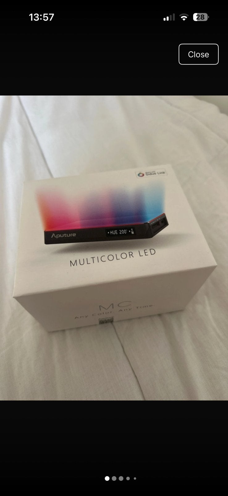 MC Led Multicolor Aputure, Muziek en Instrumenten, Ophalen of Verzenden, Nieuw