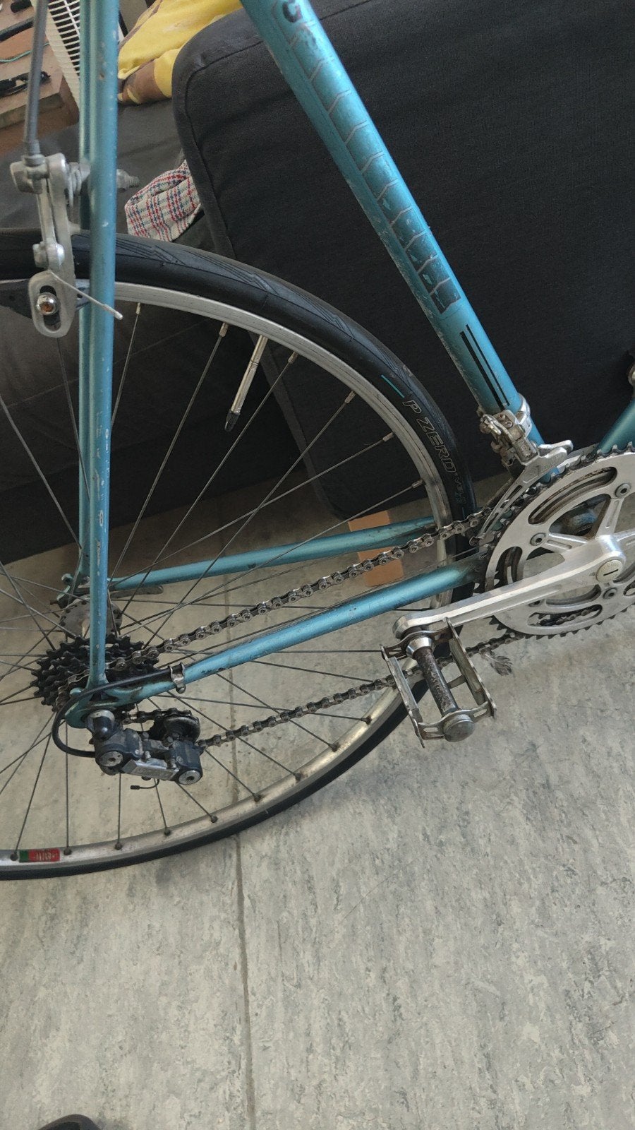 koersfiets blauw merk cycles citane, Fietsen en Brommers, Ophalen
