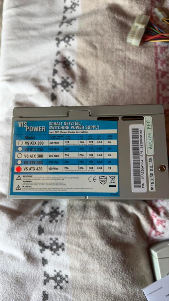 PSU - voeding desktop PC 420 watt, Enlèvement ou Envoi
