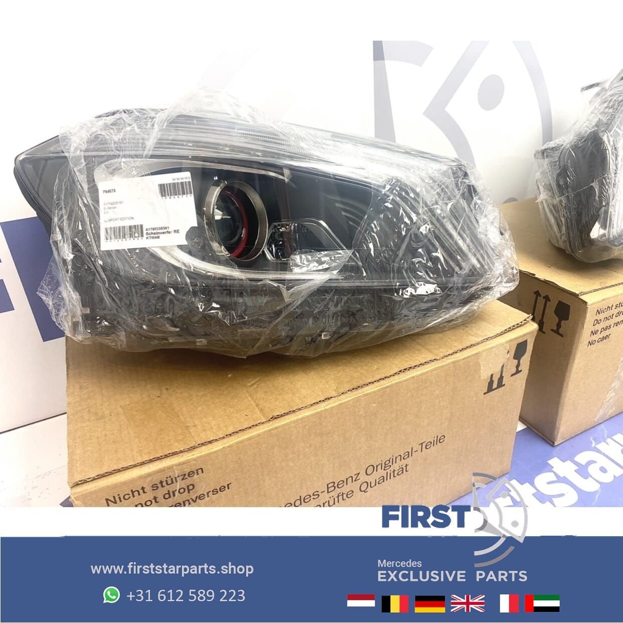 W176 A KLASSE A45 AMG LED ILS KOPLAMP RECHTS RODE RING INTEL, Utilisé, -, -, Enlèvement ou Envoi