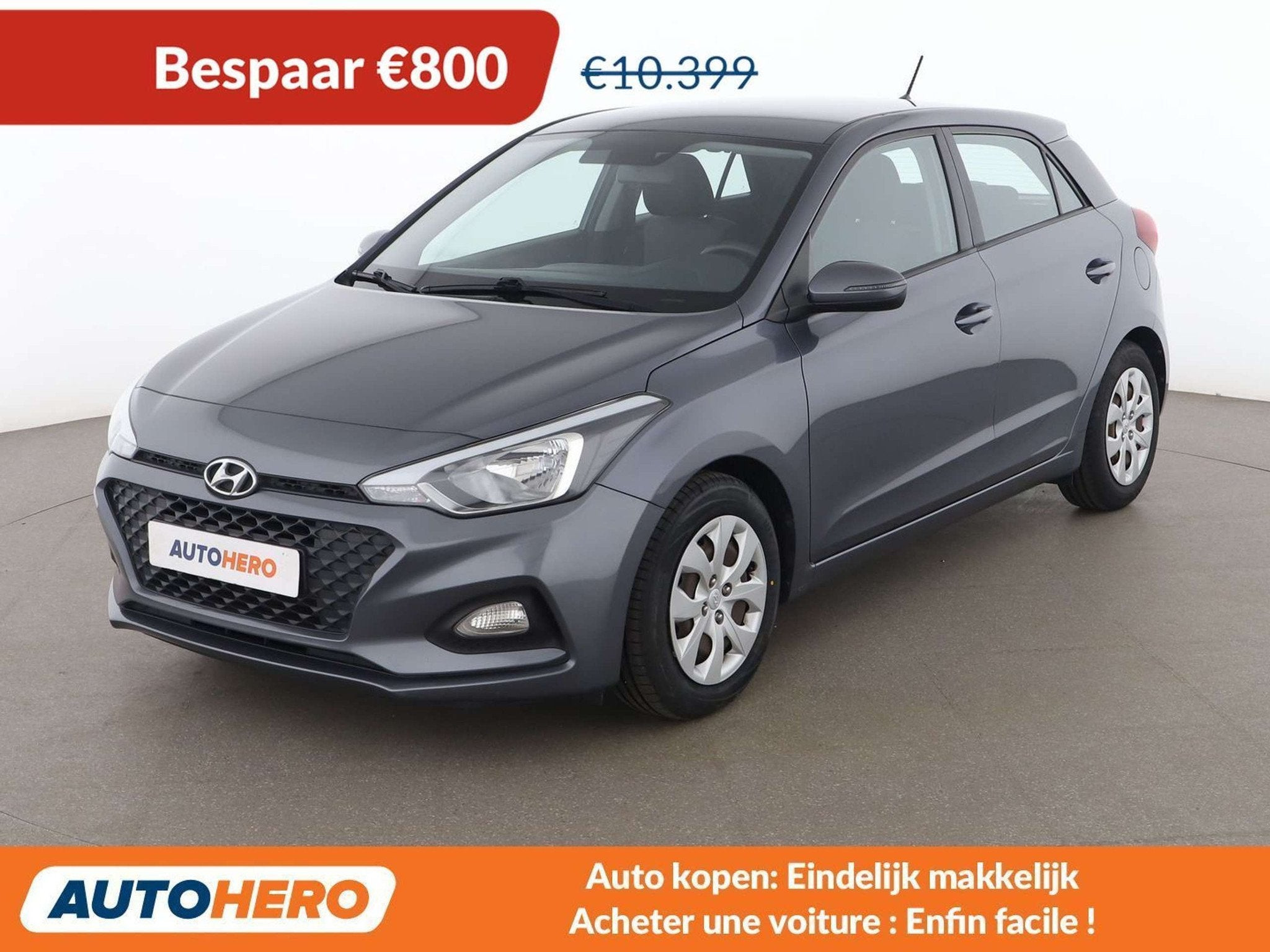 Hyundai i20 1.2 Select (année de construction 2019), Autos, Argent ou Gris, Achat, https://public.car-pass.be/vhr/e1a48a82-adff-4b91-920c-6c4b0b42e90e