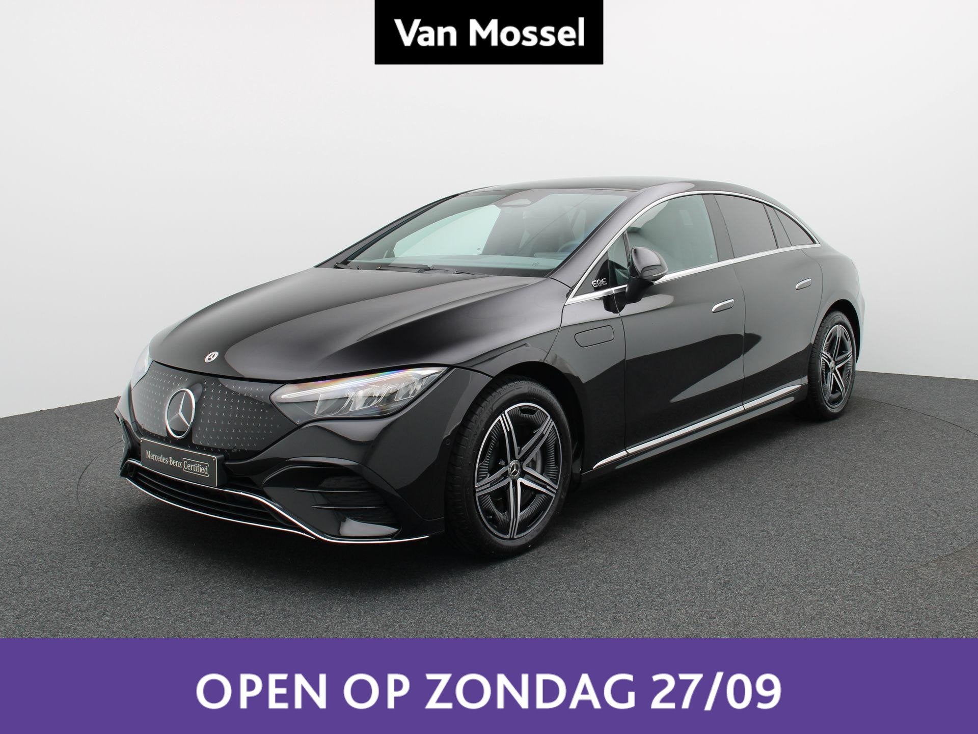 Mercedes-Benz EQE 300 AMG Line + PANORAMISCH DAK + CARPLAY +, Autos, Achat, Entretenue par le concessionnaire, Noir, Cuir synthéthique