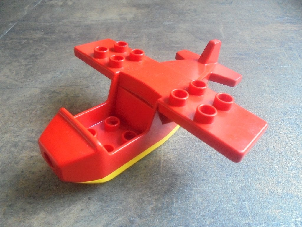 Lego Duplo Airplane Small Wings On Top (zie foto's), Enlèvement ou Envoi, Utilisé, Briques en vrac, Duplo