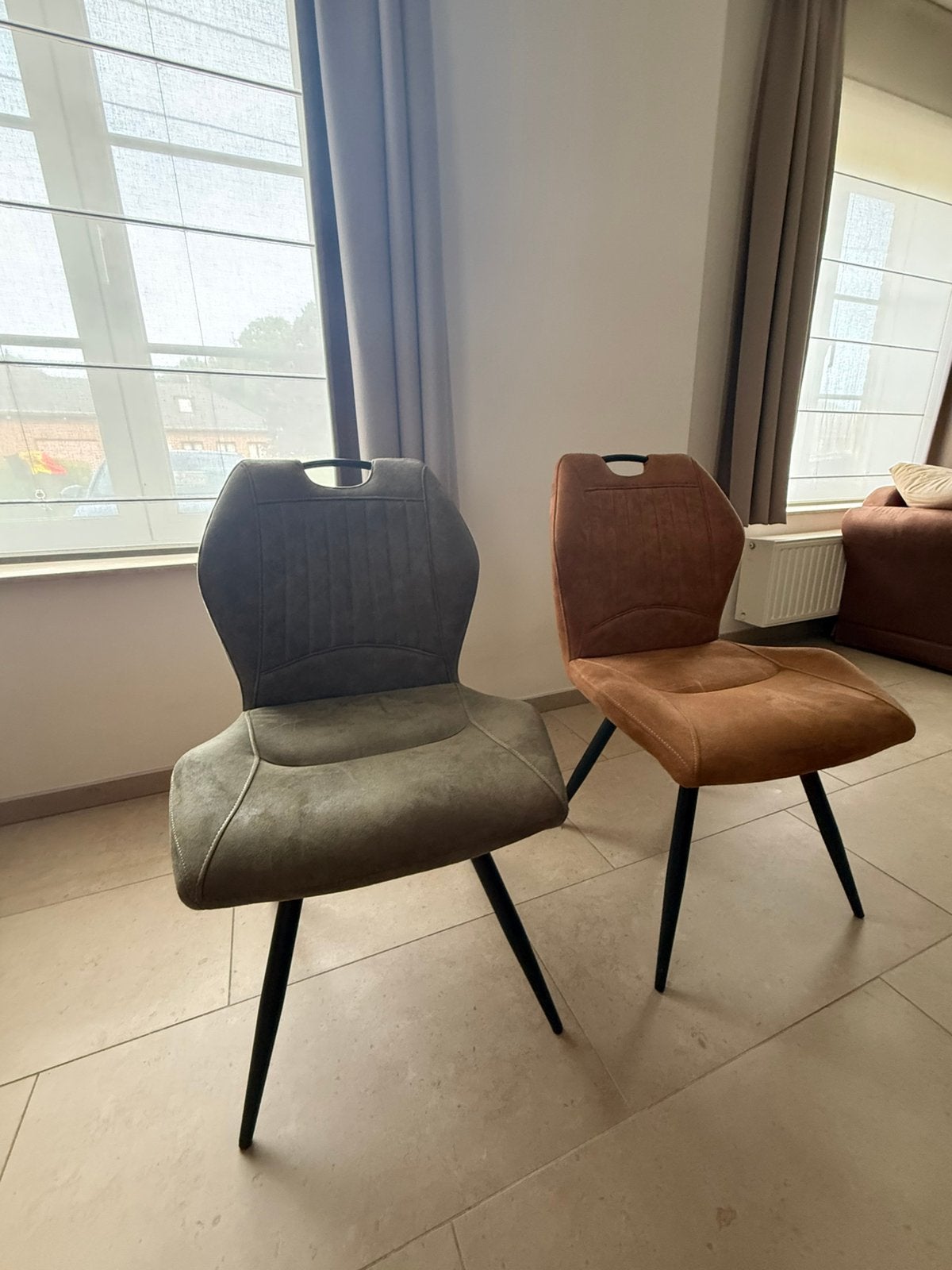 Stoelen - Leen Bakker, Maison & Meubles, Enlèvement, Comme neuf, Brun