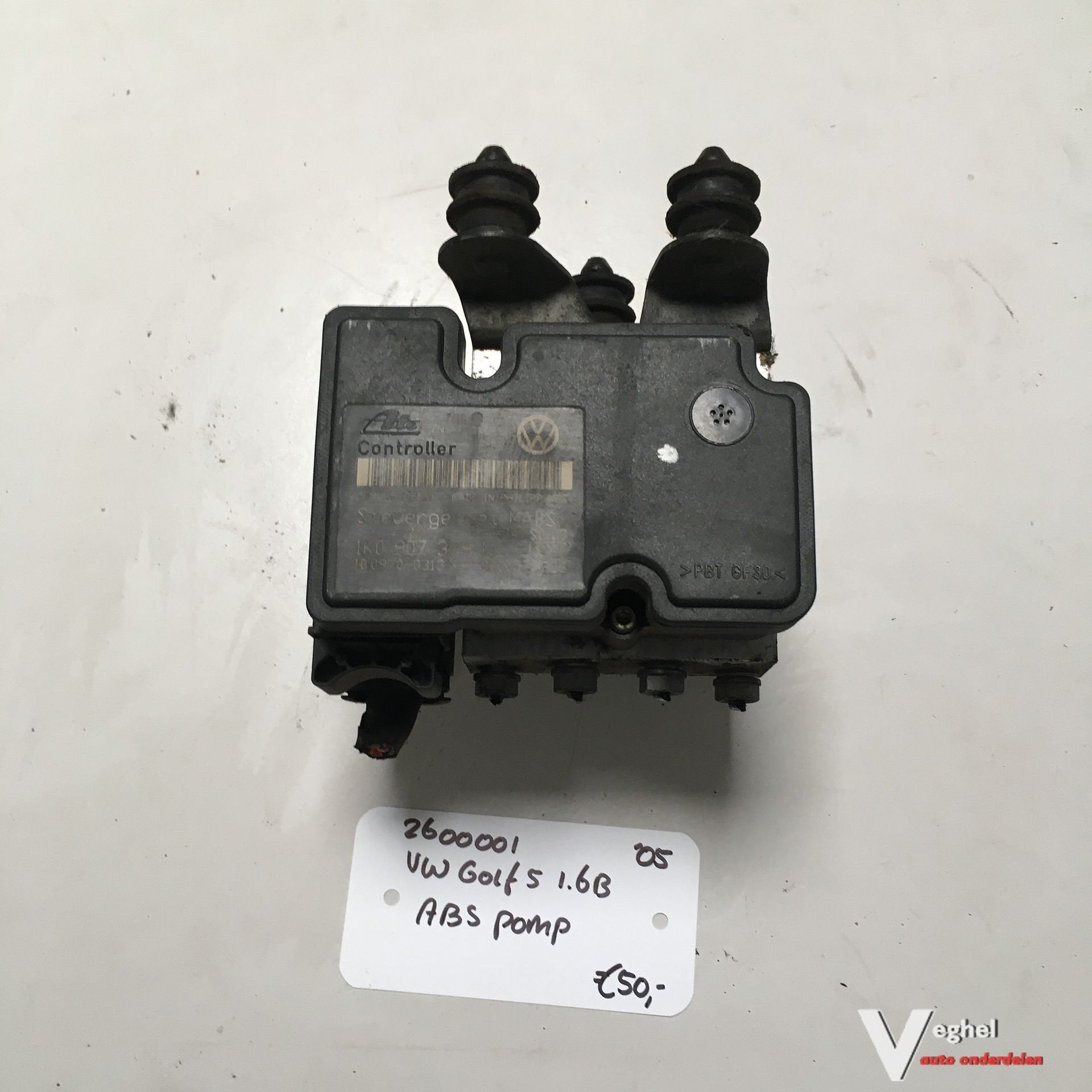 Vw Golf 5 1.6B 2005 5drs 2600001   ABS Pomp 1K0 907 379 N, -, Utilisé, -, -