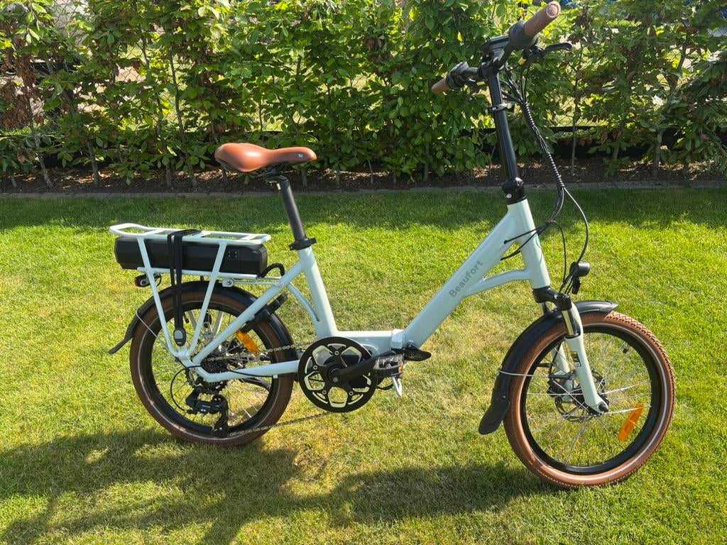 Vouwfiets Elektrisch Beaufort “Billie” Disc Dry Green, 20 inch of meer, Versnellingen, Zo goed als nieuw, Totaal opvouwbaar