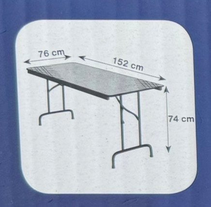 Inklaptafel - Bankettafel - Inklaptafel, Huis en Inrichting, Ophalen, Zo goed als nieuw, Hout