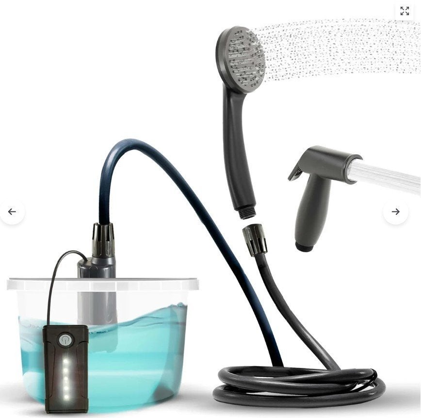 Douche de voyage et de camping rechargeable par USB COLAPZ, Caravanes & Camping, Enlèvement, Comme neuf