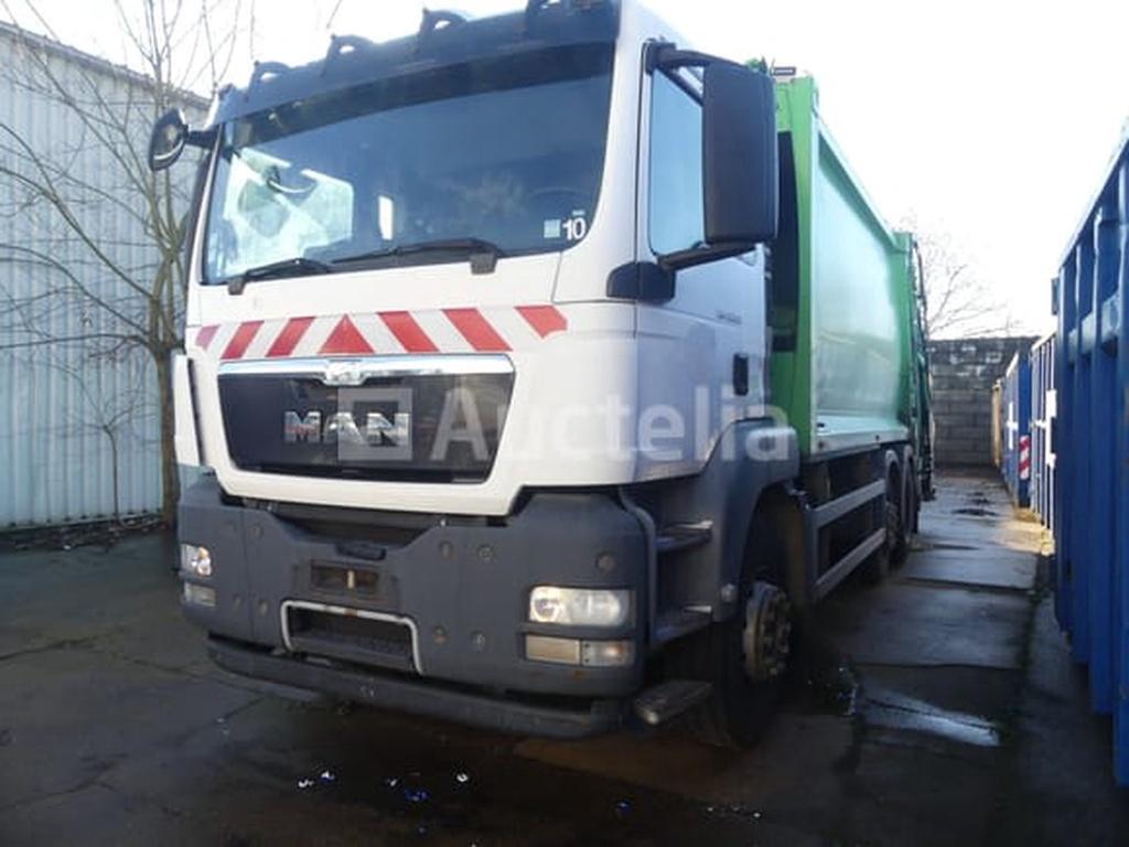 REF:1489 - Camion poubelle MAN TGS 26.320 (2014-484.433 km), Autos, Achat, Entreprise, Autres carburants, MAN