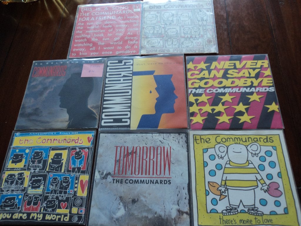 Lot de 8 singles de Communards pour 10 euros !, Enlèvement ou Envoi, Utilisé, Pop, Autres types