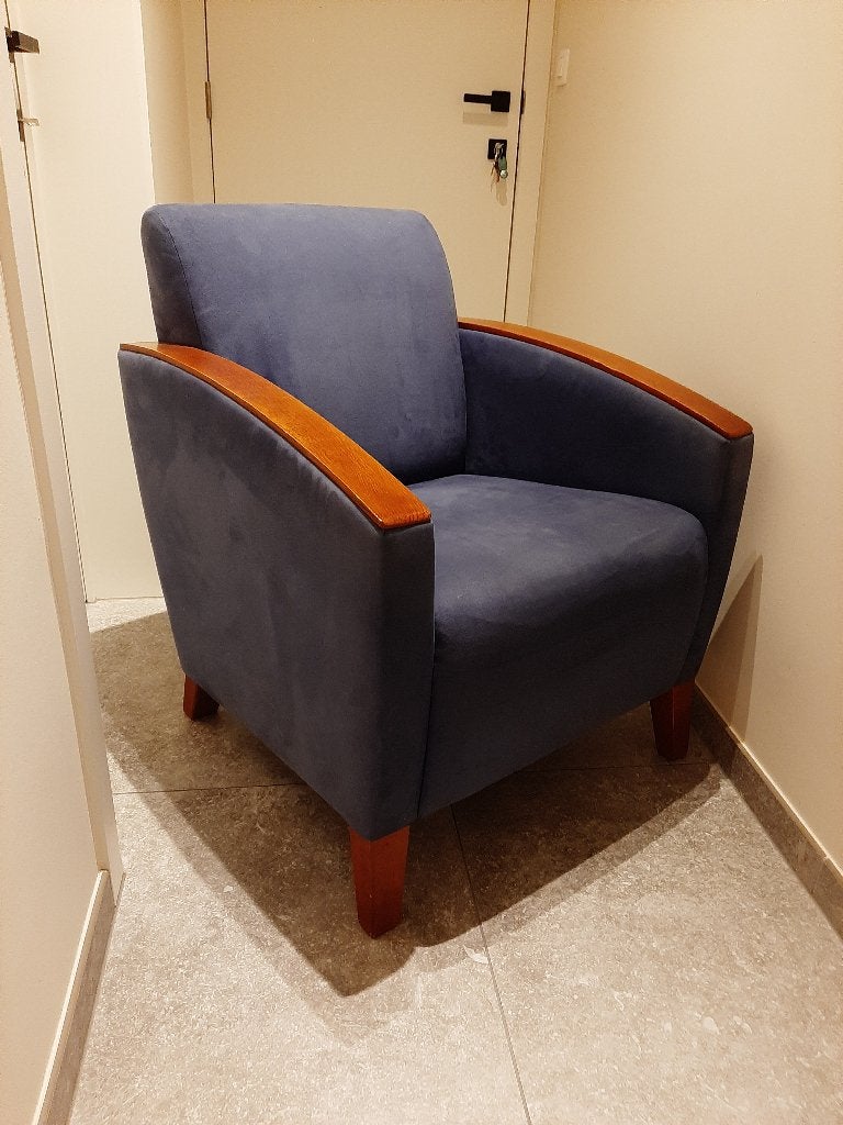 Fauteuils 2 stuks, Huis en Inrichting, Ophalen, Hout, Gebruikt, Minder dan 75 cm