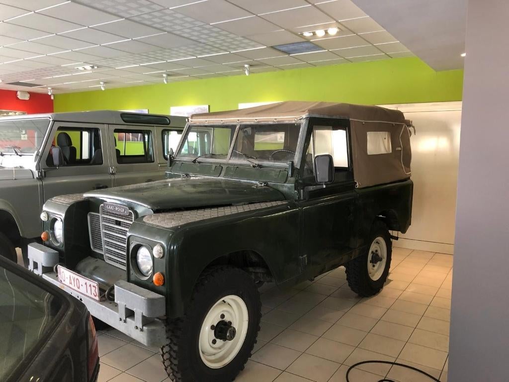 oldtimer, Land Rover, Zwart, Handgeschakeld, Vierwielaandrijving
