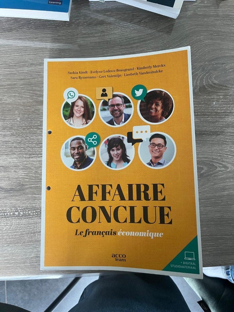 Affaire Conclue: le français économique, Boeken, Frans, Acco, Ophalen of Verzenden, Zo goed als nieuw
