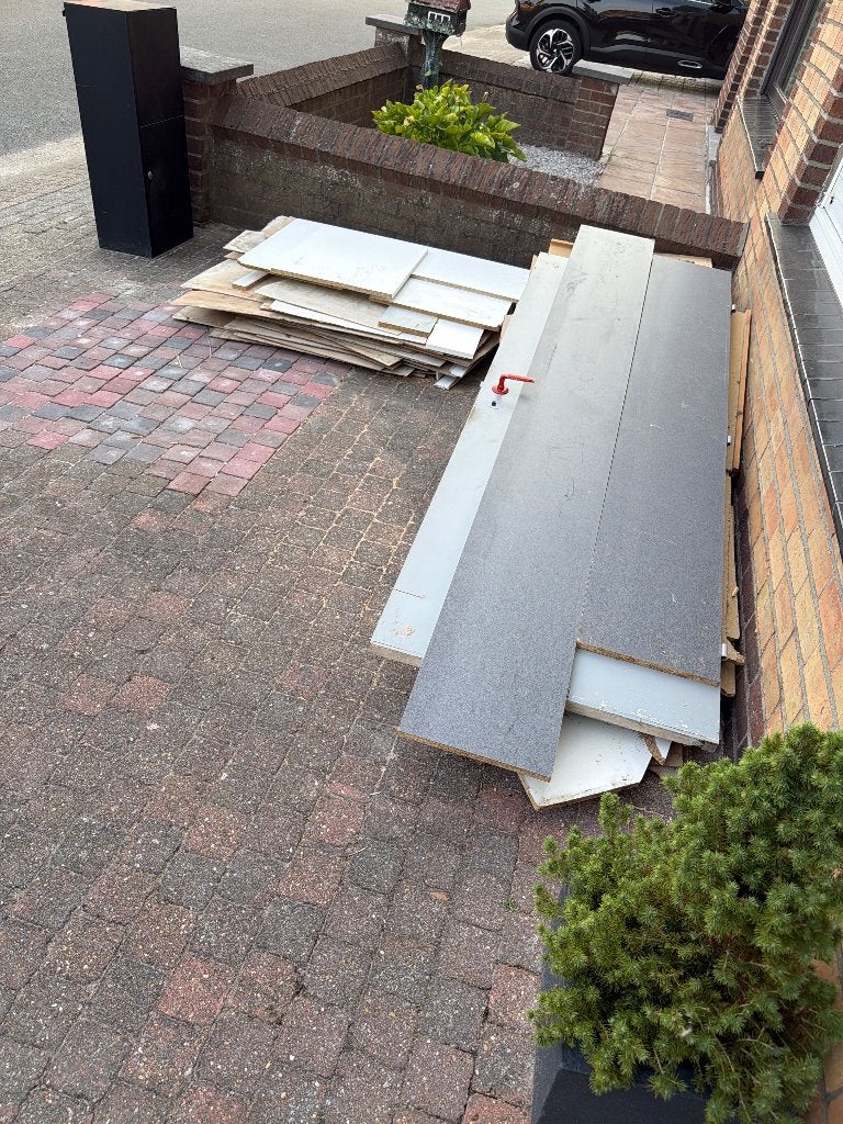 Hout gratis, Tuin en Terras, Brandhout, Ophalen