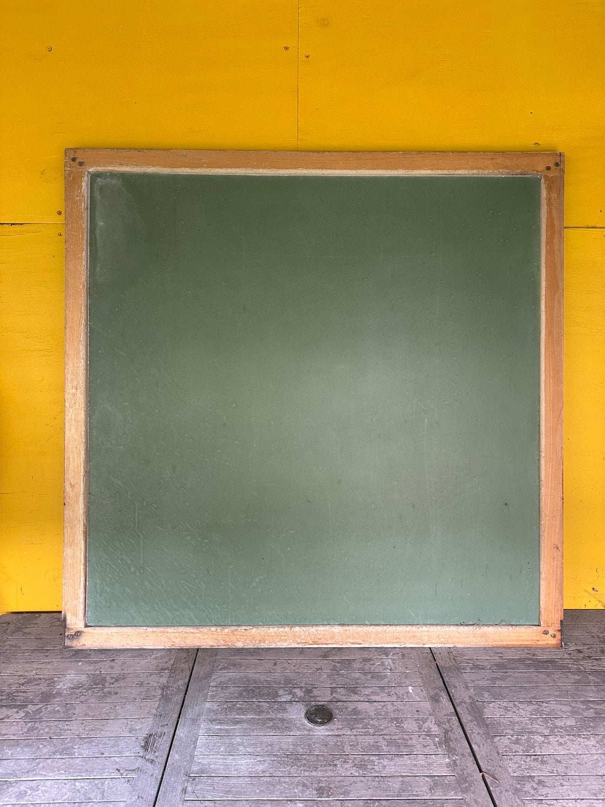Oud vintage schoolbord / krijtbord., Ophalen, Gebruikt, Krijtbord
