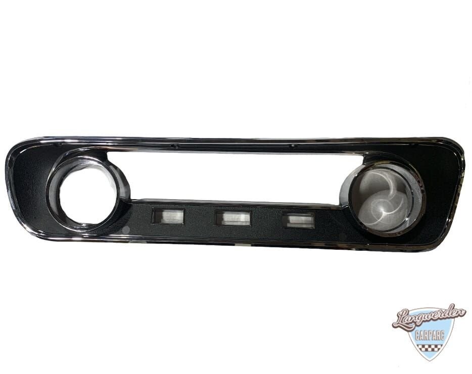 '65 Ford Mustang instrument afdekking chrome zwart nieuw, Autos : Pièces & Accessoires, Neuf, -, -, Ford USA