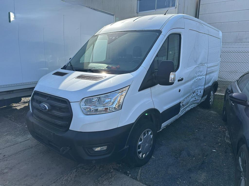 Ford Transit 2.0 TDCi L3H2 -  2022 5900 HTVA EURO 6d Crash, Auto's, Euro 6, Bedrijf, Diesel, Ford
