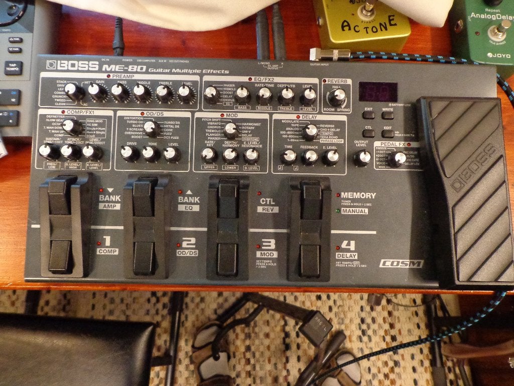 BOSS  ME 80, Muziek en Instrumenten, Effecten, Ophalen of Verzenden, Zo goed als nieuw, Multi-effect