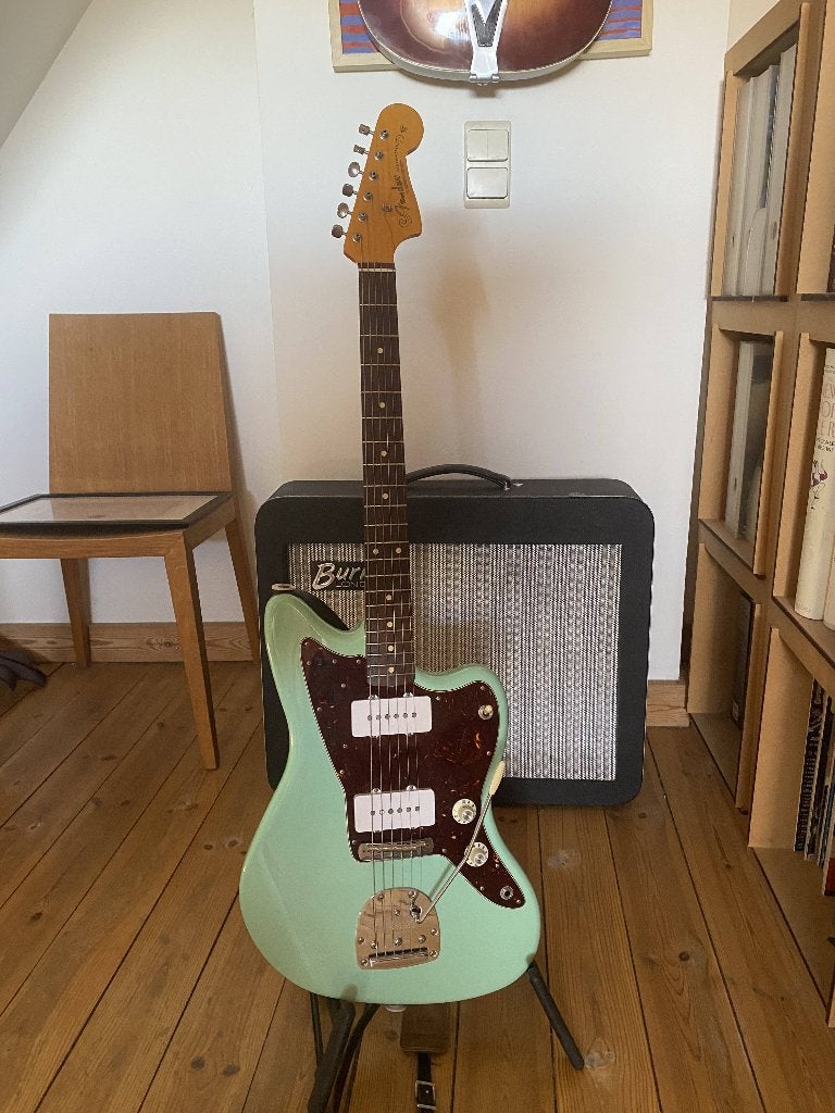 Fender Jazzmaster-lak uit 2015, Ophalen, Zo goed als nieuw, Hollow body, Fender