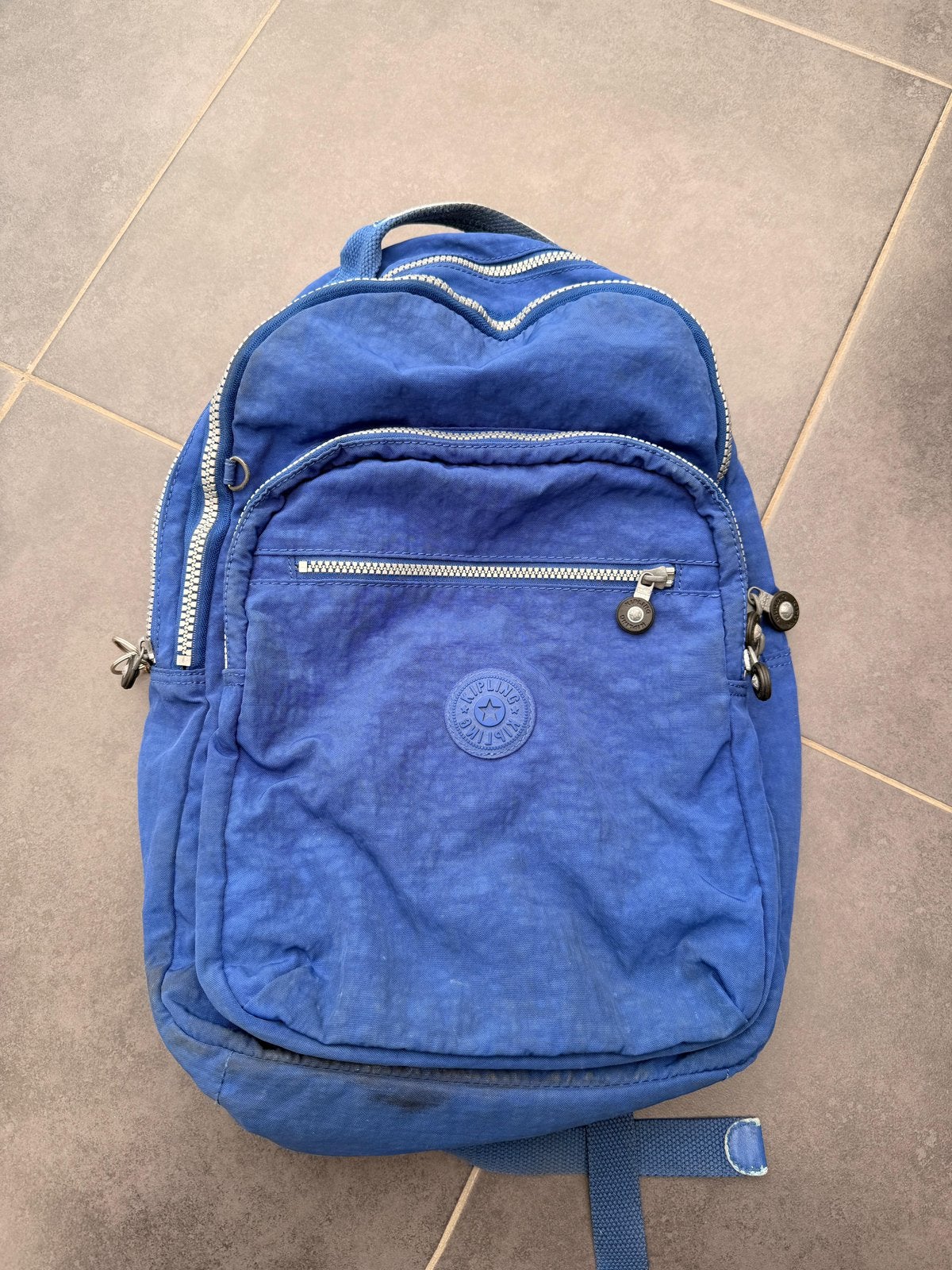 Blauwe Kipling Seoul Rugzak, Ophalen, Gebruikt, Kipling