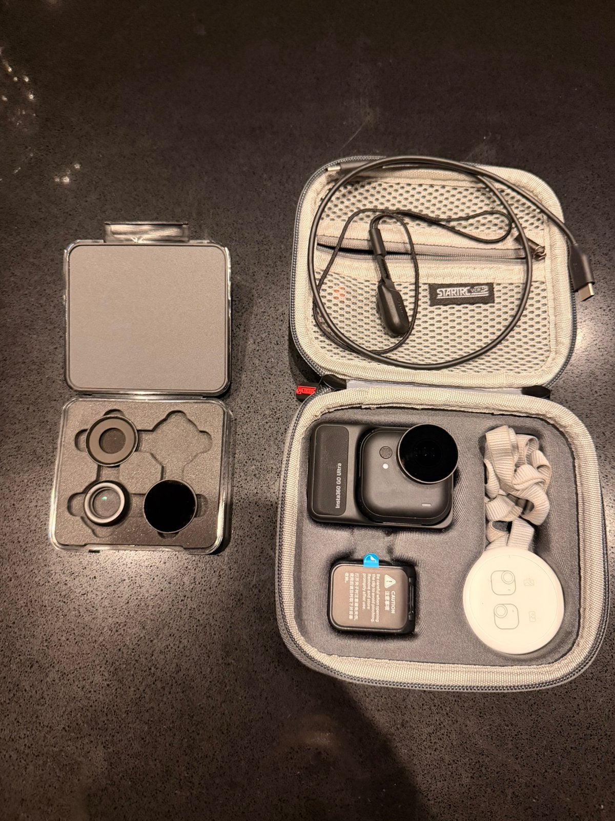 Insta 360 Ultra met Accessoires, Ophalen of Verzenden, Zo goed als nieuw