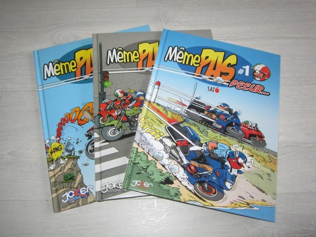 Même pas peeur... - 4,00Eur / pièce (histoires de motards), Livres, BD, Plusieurs BD, Enlèvement ou Envoi, Comme neuf, SATO