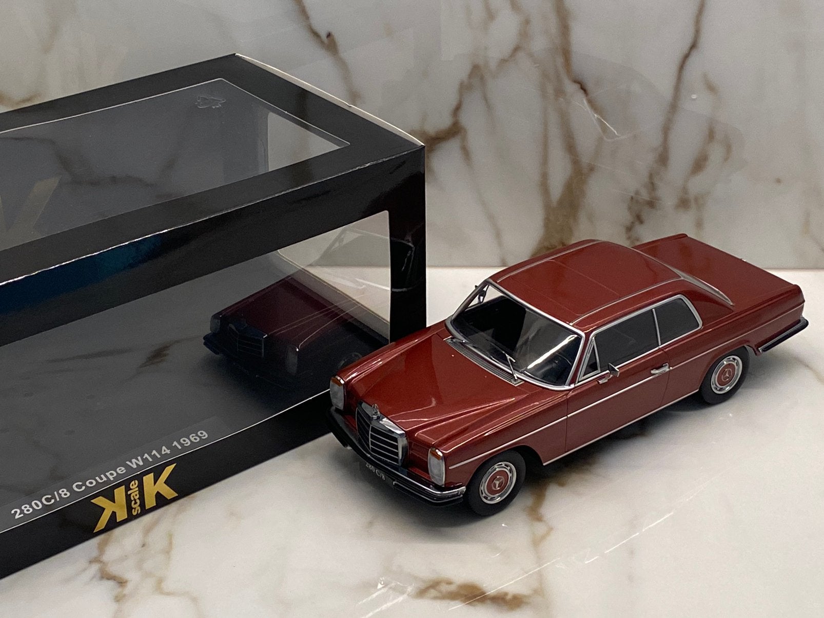 Mercedes-Benz 280CE/S Coupé KK - W114 - 1969 - 1:18, Enlèvement ou Envoi, Comme neuf, Voiture