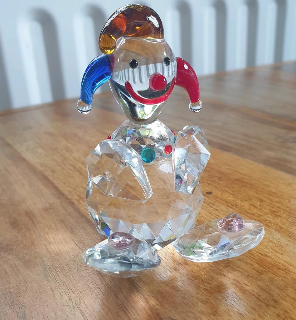 Kristal beeldje clown, Ophalen of Verzenden