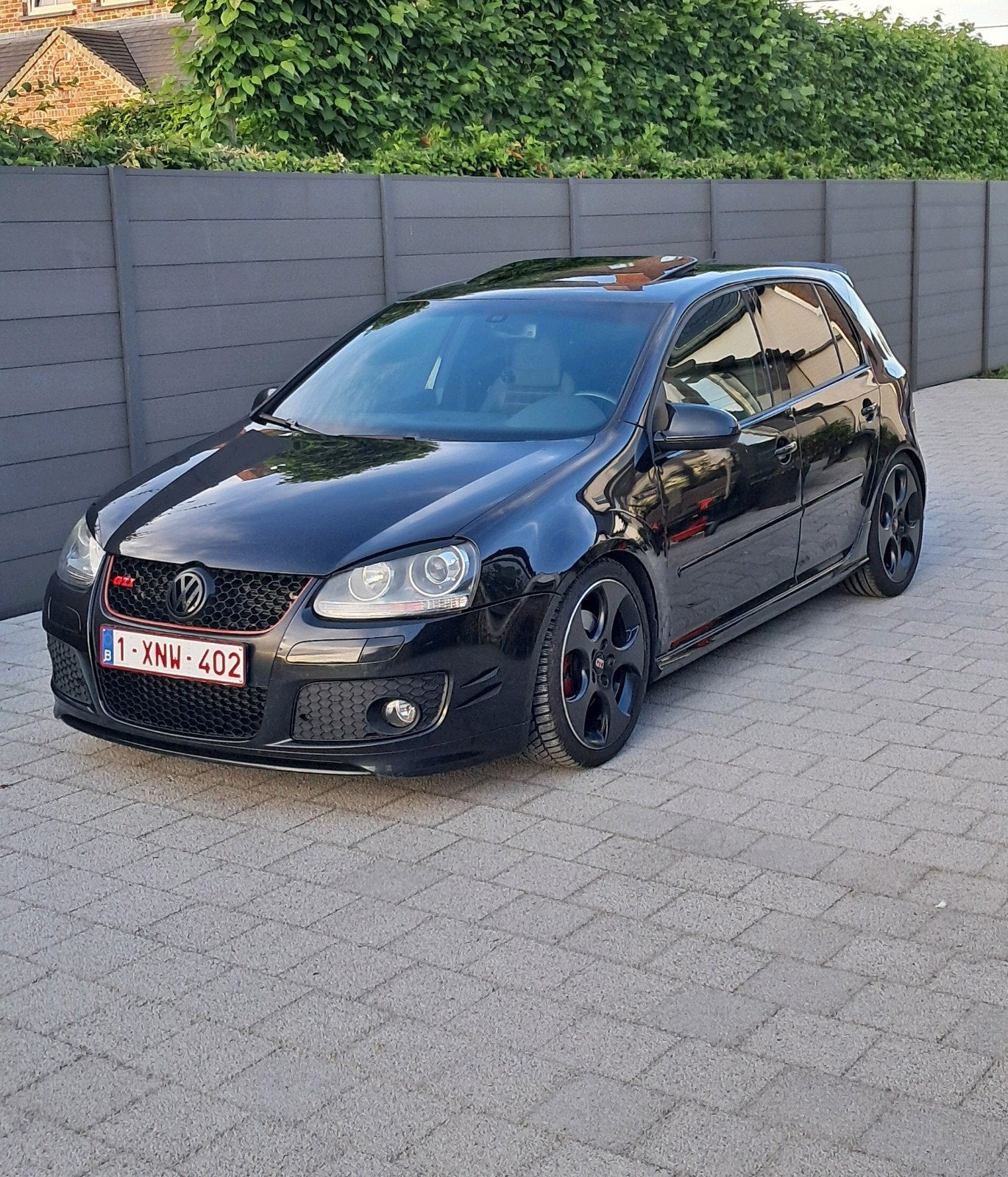 Volkswagen golf 5 gti edition 30, Auto's, Zwart, 4 cilinders, Leder en Stof, Zwart