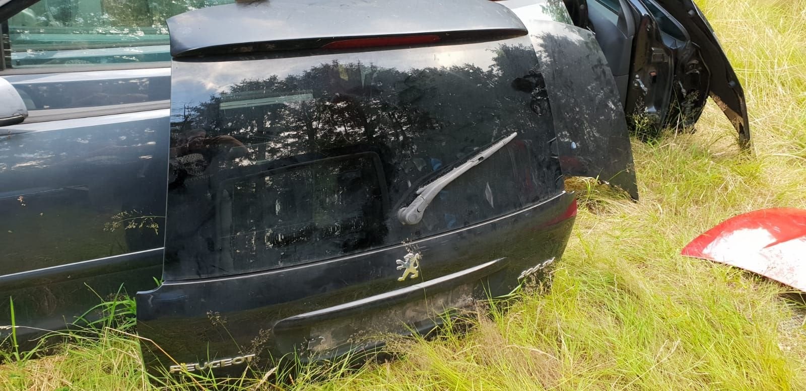 PEUGEOT 206 SW  ACHTERKLEP BJ 98 TOT 2007, Gebruikt, -, Ophalen of Verzenden, Achter