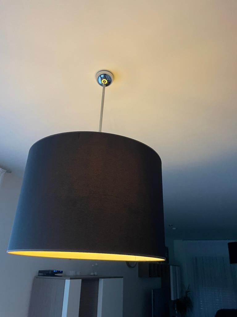 Hanglamp met verstelbare pendel en kap, Ophalen, Gebruikt