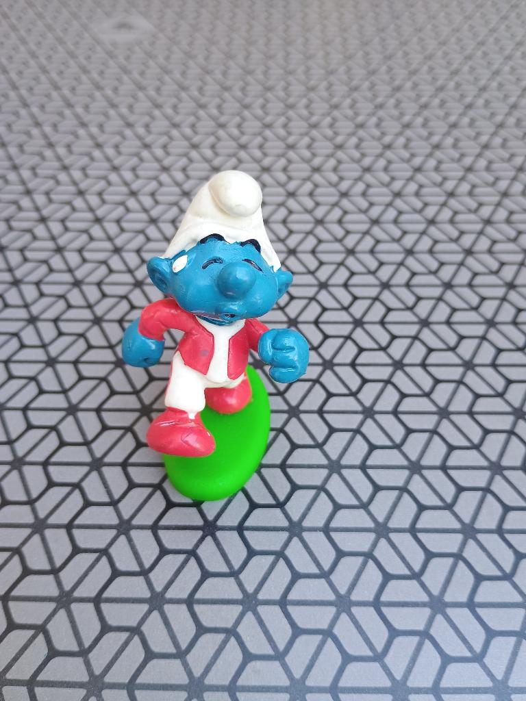 Jogger Smurf 2.0172, Ophalen of Verzenden, Gebruikt, Overige Smurfen, Poppetje, Figuurtje of Knuffel