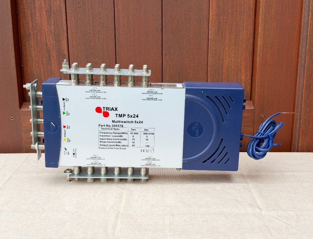 TRIAX TMP 5x24 Multiswitch, TV, Hi-fi & Vidéo, Enlèvement, Comme neuf