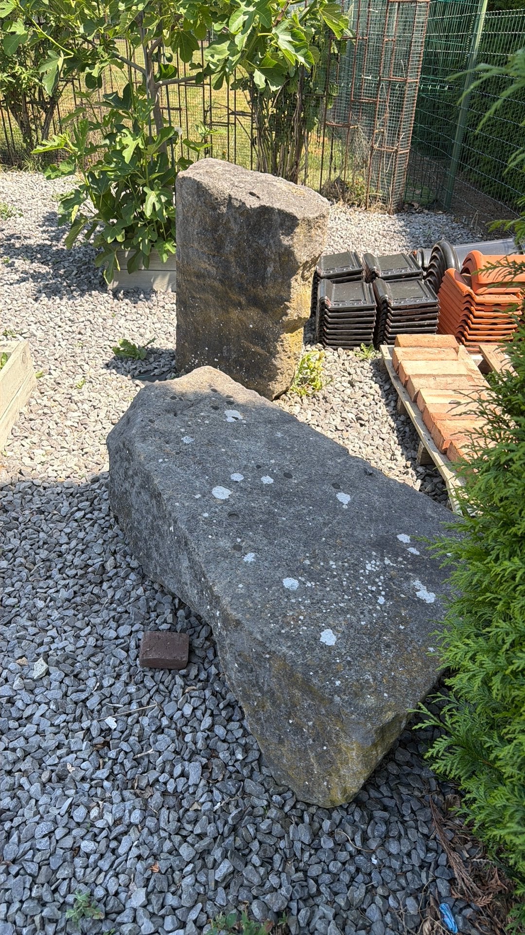 Antieke arduinen blokken, Tuin en Terras, Ophalen, Overige materialen, Gebruikt, Kei