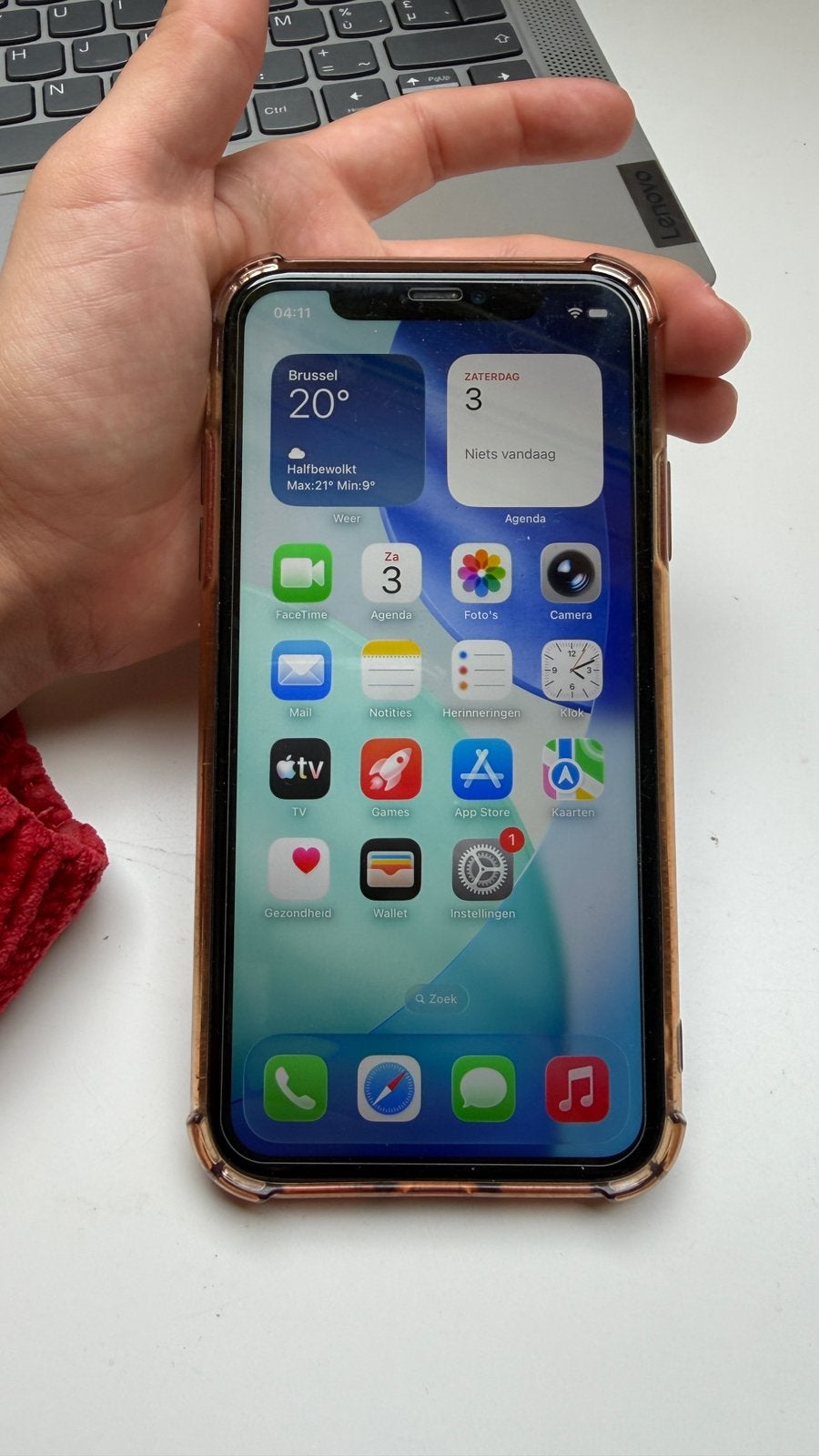 iPhone 11 128gb rood, Télécoms, Rouge, 128 GB, IPhone 11, Enlèvement