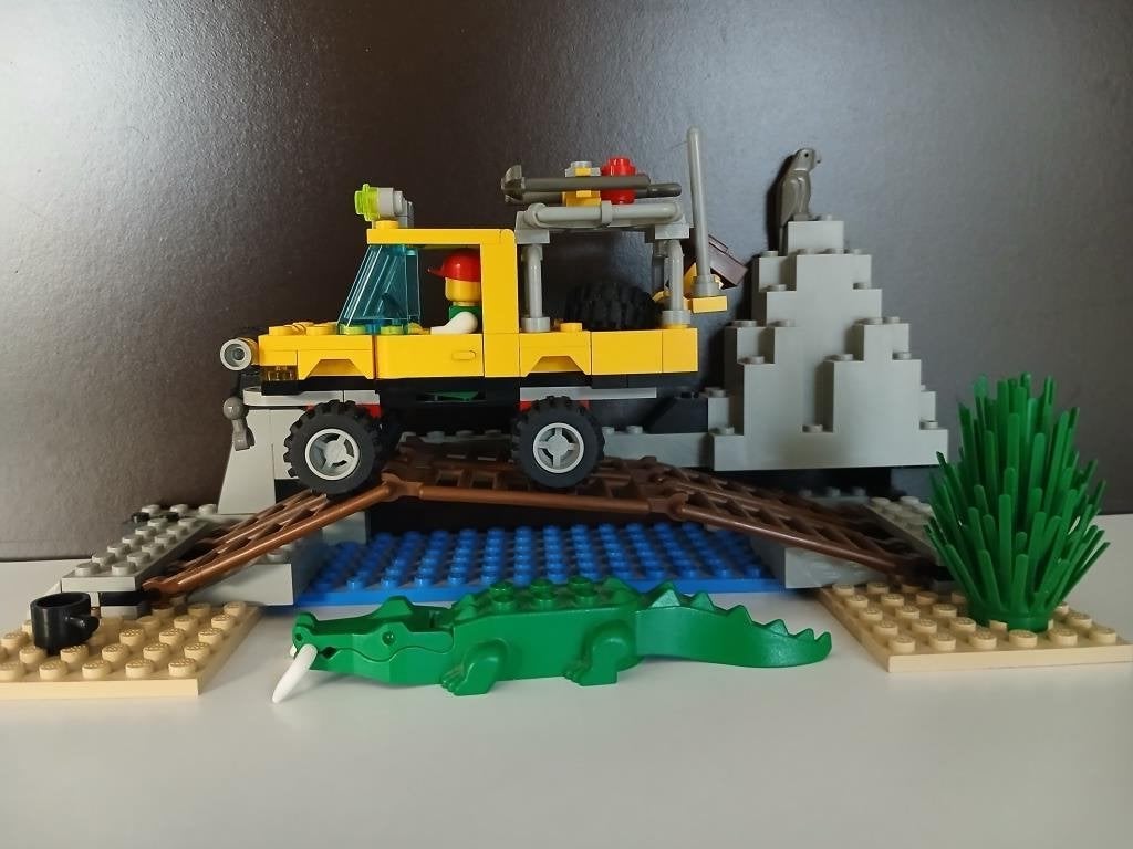 Lego System 6490 De Amazone oversteken - Vintage - Compleet, Ophalen, Gebruikt, Lego, Compleet