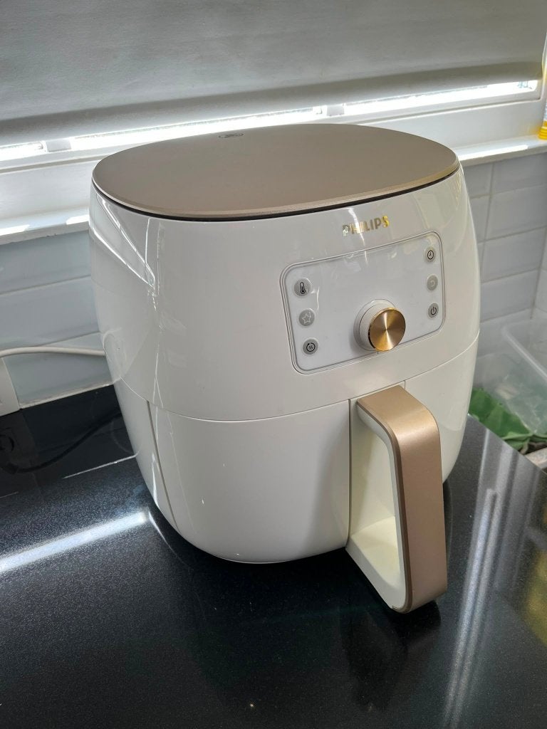 Airfryer Philips HD9870 - blanc, Elektronische apparatuur, Ophalen, Gebruikt, Airfryer XXL, 1000 t/m 1499 gram