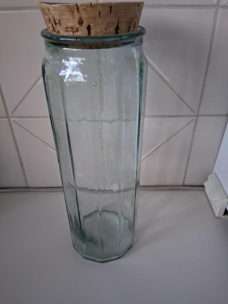 Glazen pot voor spaghetti 29 cm zonder stop, Ophalen of Verzenden