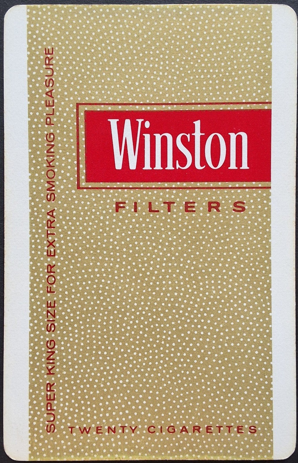 1 Speelkaart  Winston, Ophalen of Verzenden