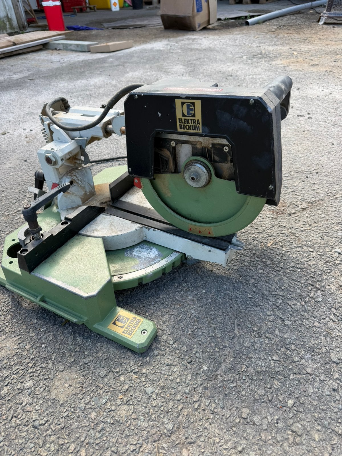 Elektra Beckum afkortzaag / verstekzaag – 1600W – KGS 300, Doe-het-zelf en Bouw, Gereedschap | Zaagmachines, Ophalen, Gebruikt