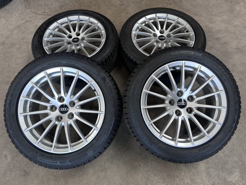 17 inch originele velgen + vierseizoenen banden Audi A5 8W06, Auto-onderdelen, Gebruikt, -, -, Banden en Velgen